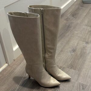 a new day Cream Over the Knee Boots
